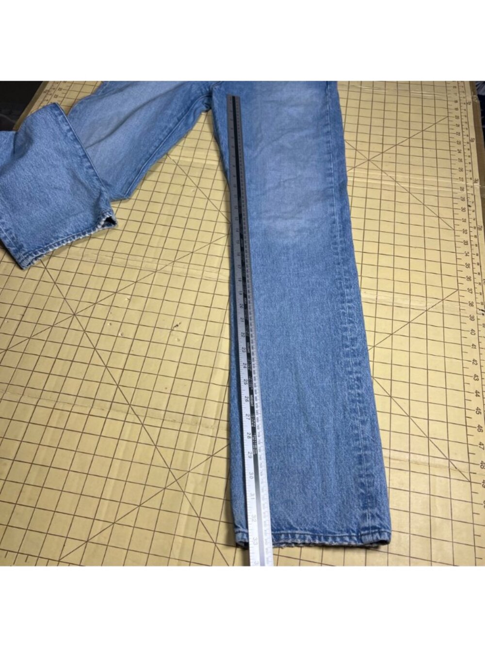 Madewell Womens 90s Straight High-Rise Jeans Light Wash Size 26T - Picture 3 of 6